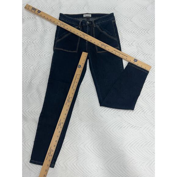 Sugar Magnolia Women’s Dark Blue Straight-Leg Jeans Size 8 Classic Fit Sale!!! - Picture 3 of 12